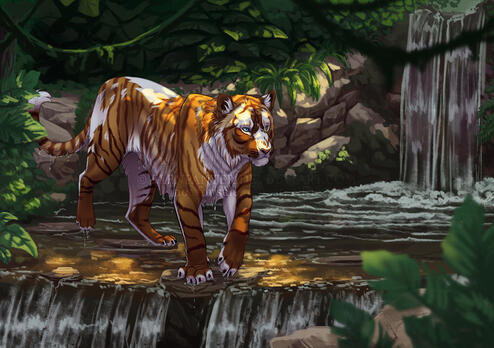 In line + detailed bg